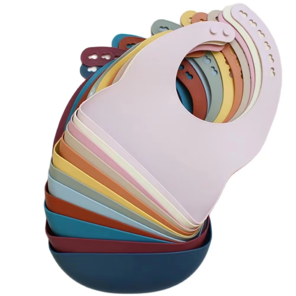 Waterproof Baby Bibs Silicone - Bavaglino in silicone per bambini Bavaglino