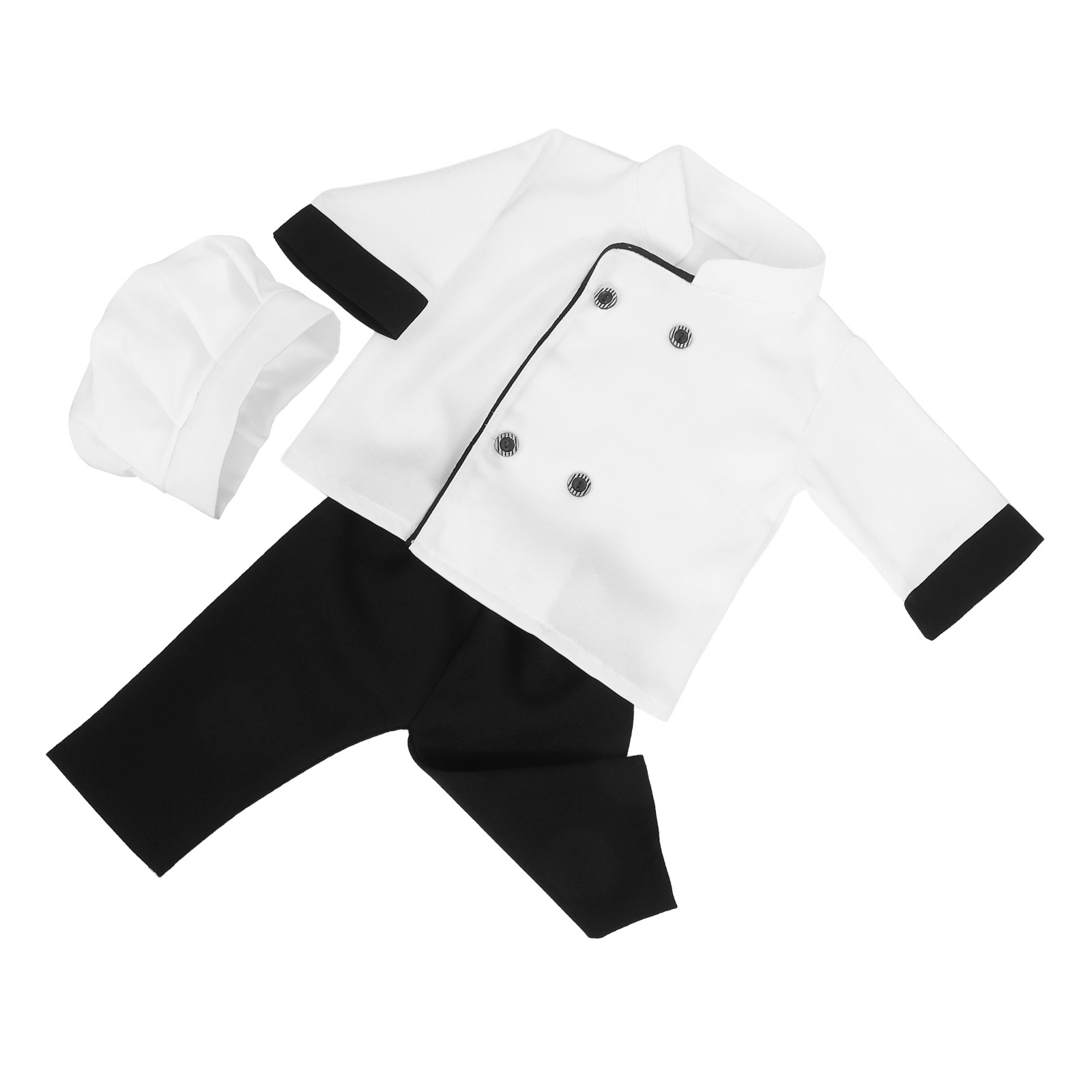 Infant Photography Props Outfit - 1 Set Costume da Chef per