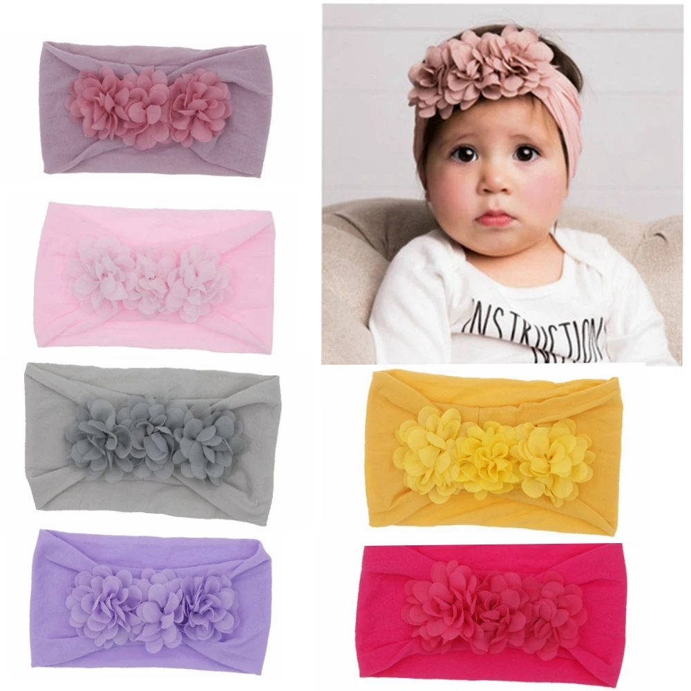 Baby Gear - Fascia per capelli in chiffon con