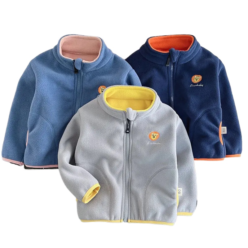 Toddler Boy Winter Fleece Jacket - Nuovi bambini Ragazzi Ragazze Giacca cardigan