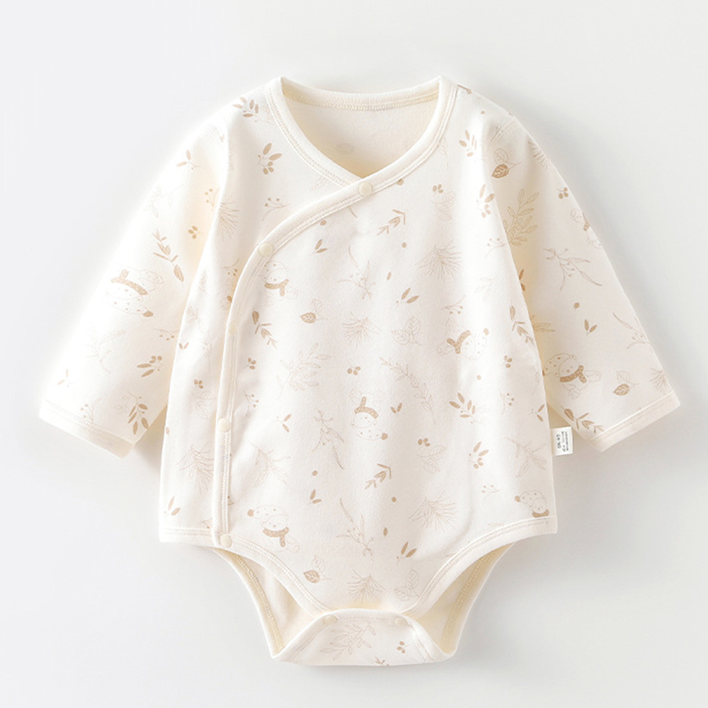 Newborn Baby Girl Romper Floral - Body per neonata a maniche lunghe