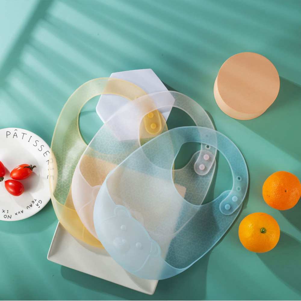 Waterproof Baby Bibs Silicone - Bavaglino per mangiare il bambino, bavaglino