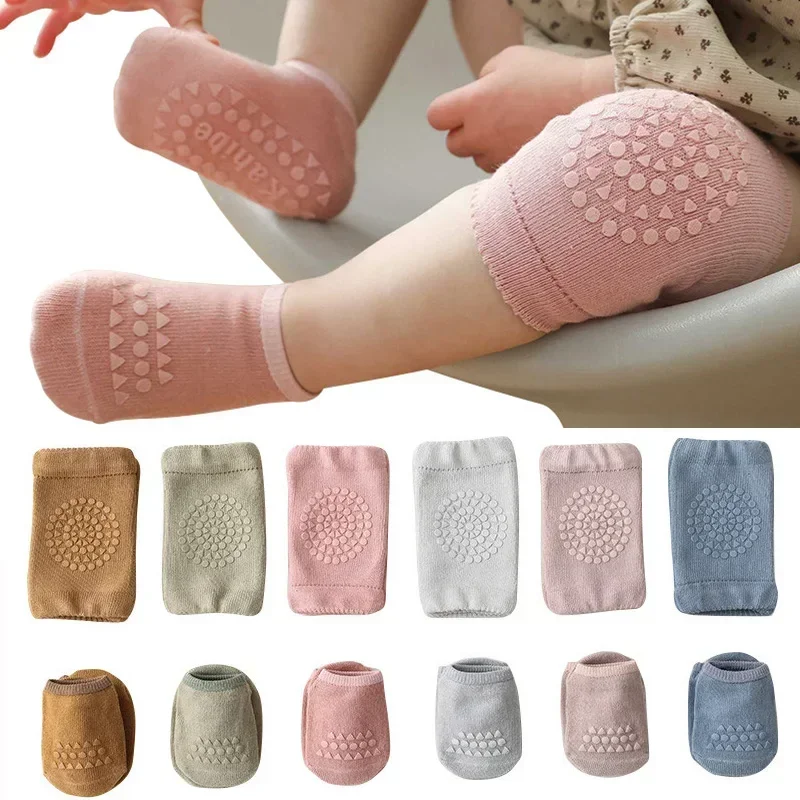 Unisex Baby Socks Non Slip - Set di Calzini con Protezioni per