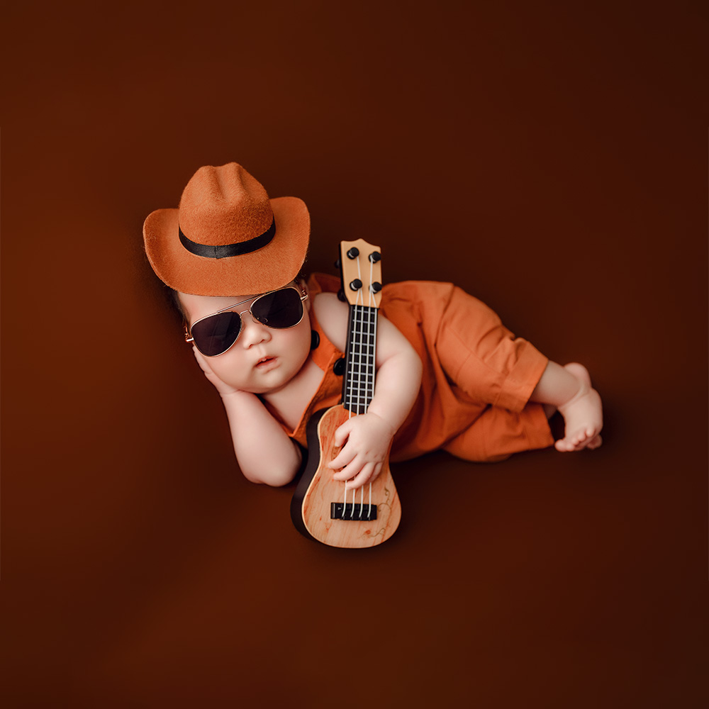 Infant Photography Props Outfit - Neonati fotografia puntelli vestiti tuta cappelli
