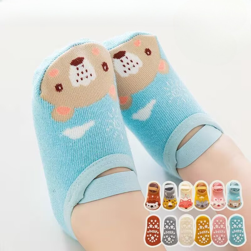 Unisex Baby Socks Non Slip - 0-3 anni Neonate Ragazzi Calzini antiscivolo