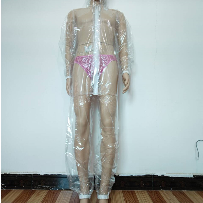 Diapering - Tuta Sexy in PVC Trasparente con