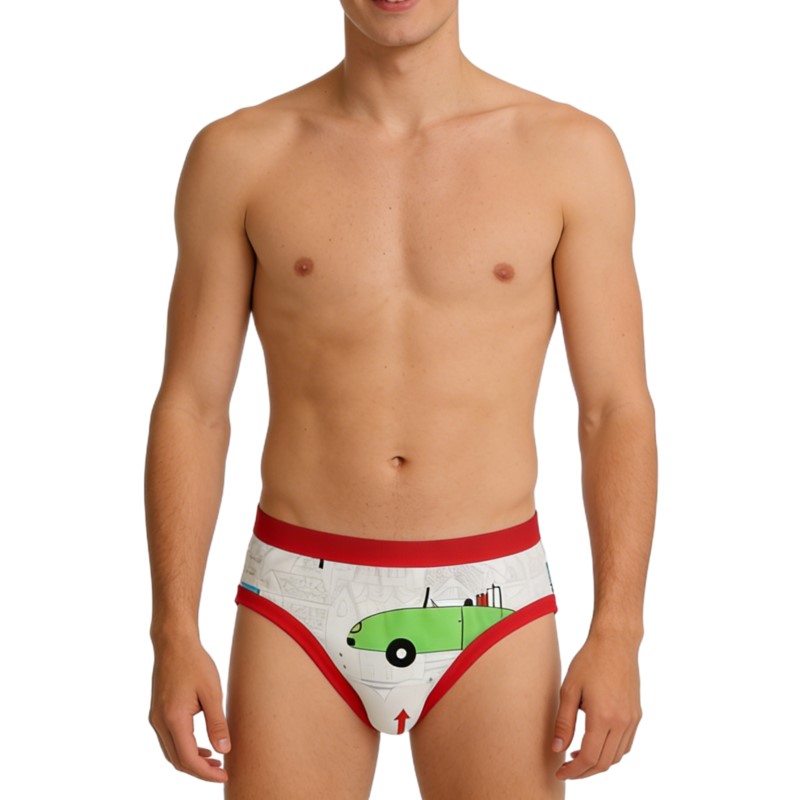 Diapering - Slip da uomo con motivo a