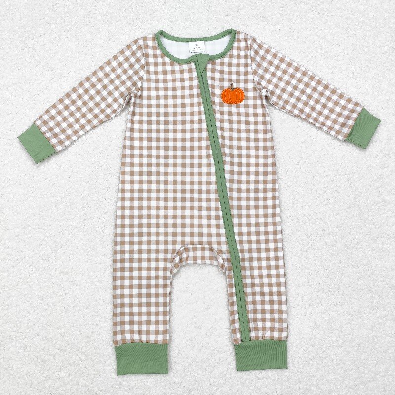 Cotton Baby Onesies Zipper - 8.19 anni Ragazzi Ringraziamento pagliaccetto del
