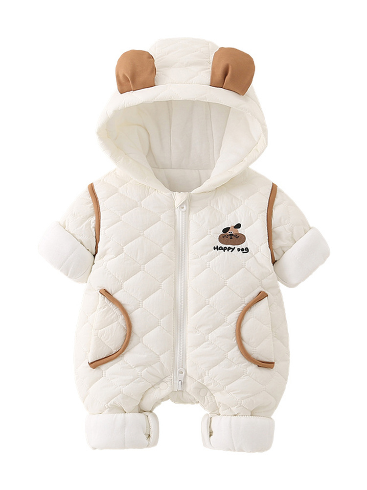Cotton Baby Onesies Zipper - Completo da bambino in cotone caldo