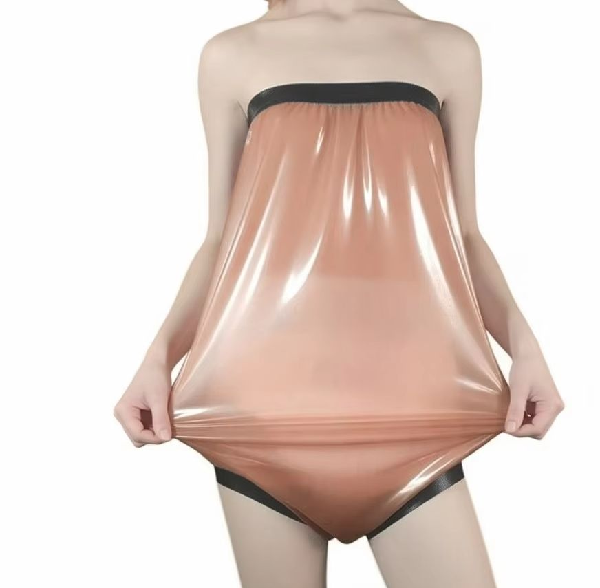 Diapering - Slip in lattice rosa trasparente con