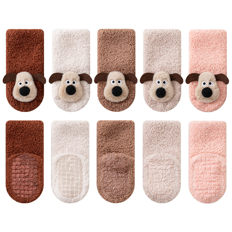 Unisex Baby Socks Non Slip - Calzini Antiscivolo per Neonati e Bambini,