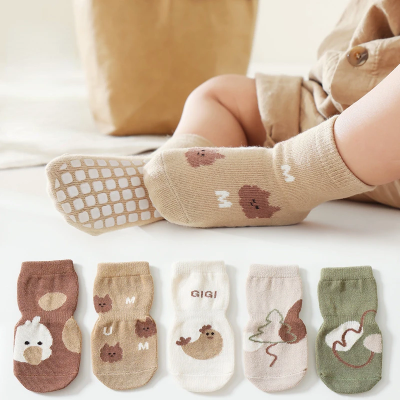 Unisex Baby Socks Non Slip - Nuovo autunno inverno Kawaii calzini a