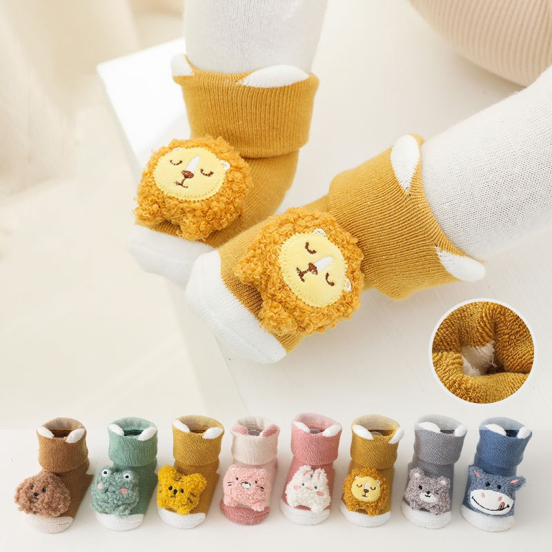 Unisex Baby Socks Non Slip - 0-3 anni Calzini per neonato per