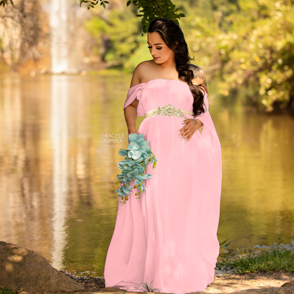 Maternity Wear - Abito lungo da donna europeo e