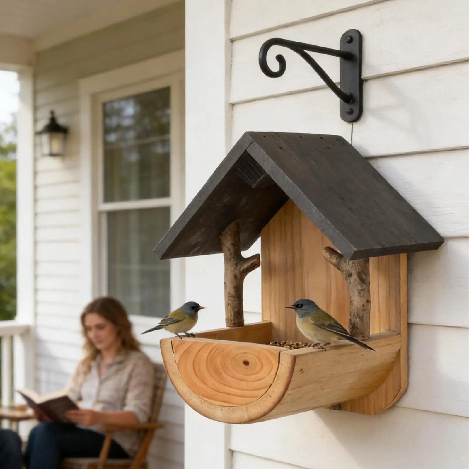 Mangiatoia per uccelli in legn - Feeding recensione e prezzo