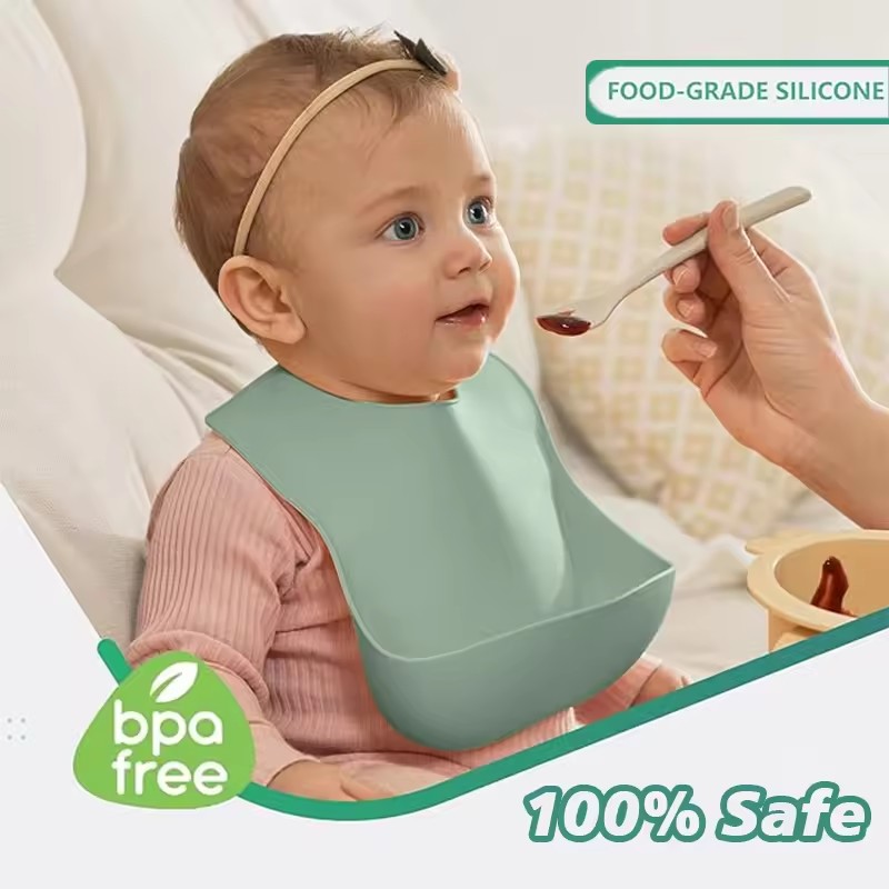 Bavaglino in silicone per bamb - Waterproof Baby Bibs Silicone recensione e prezzo