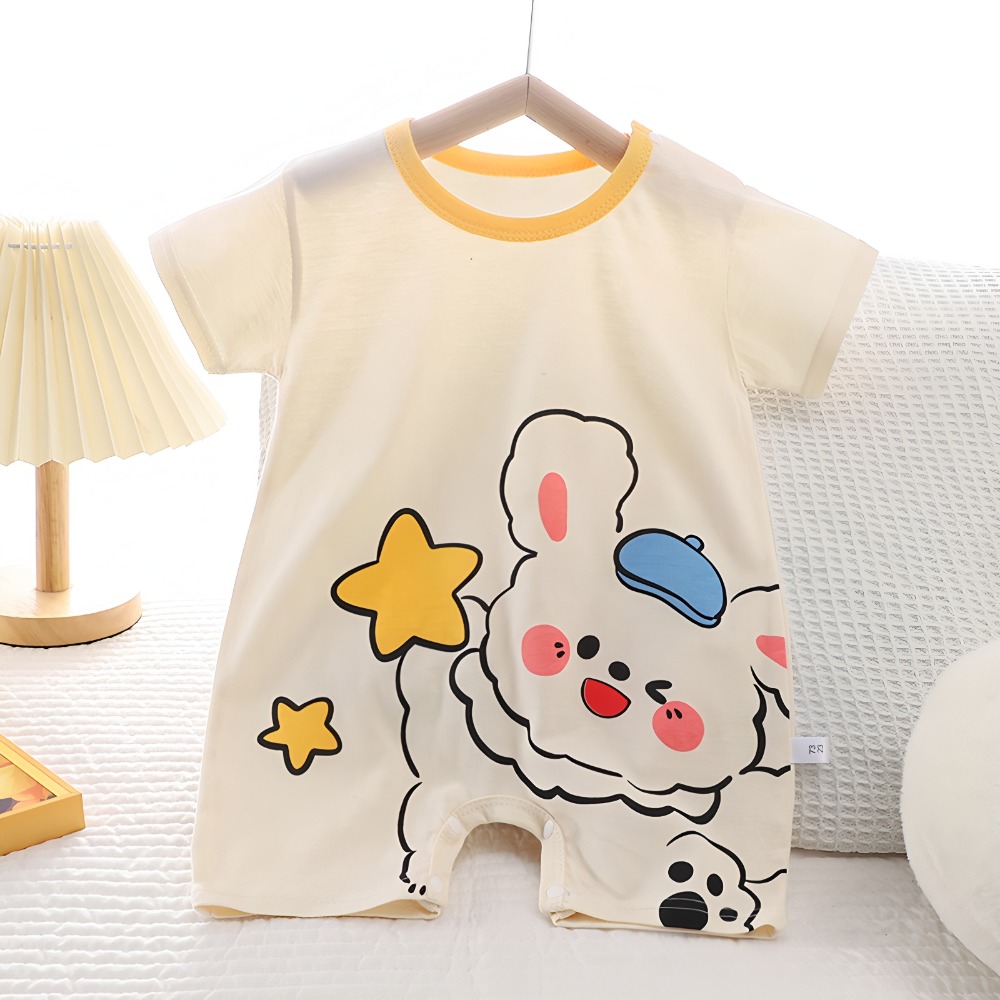 Tutina Estiva Stampata per Neo - Baby Summer Linen Sleeveless Jumpsuit recensione e prezzo