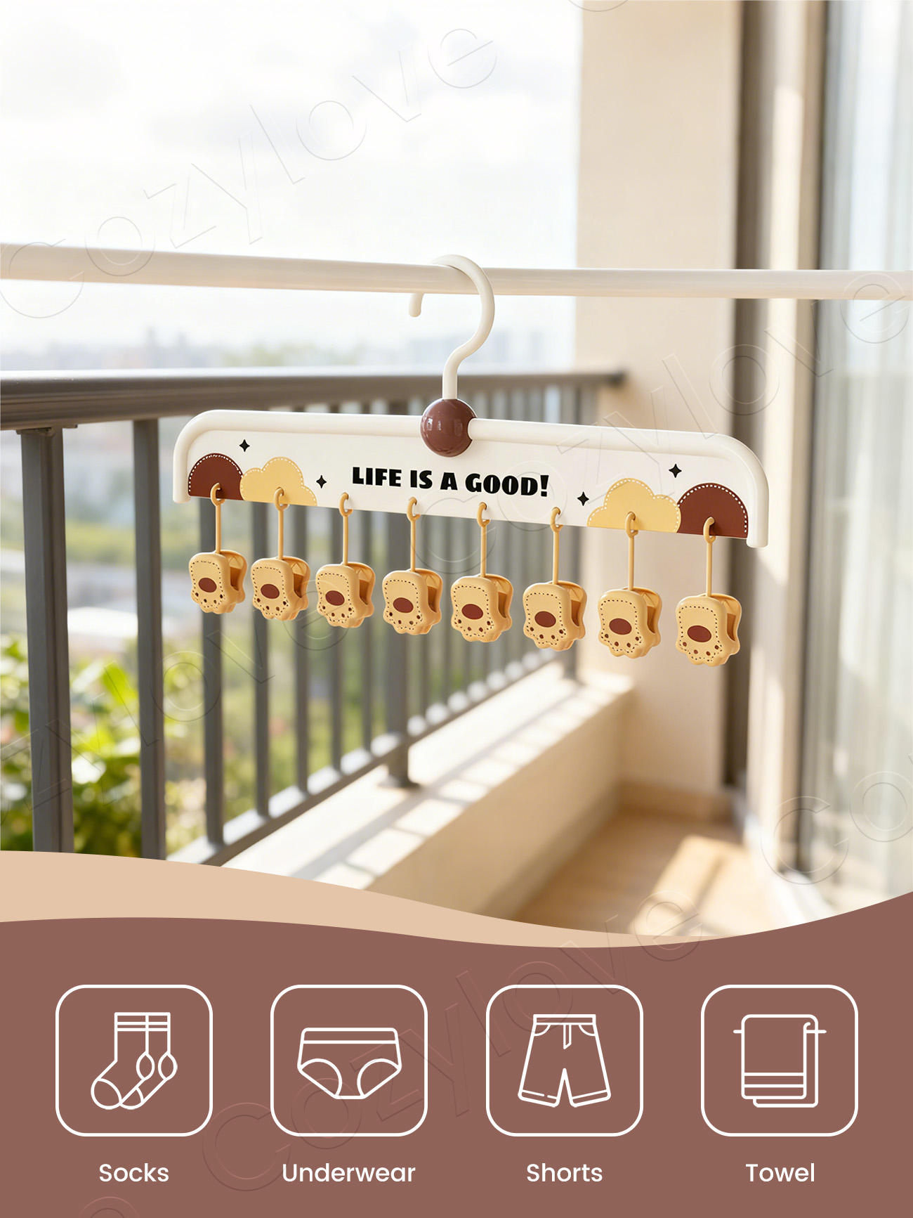 Grazioso Appendiabiti per Calz - Baby Clothes recensione e prezzo