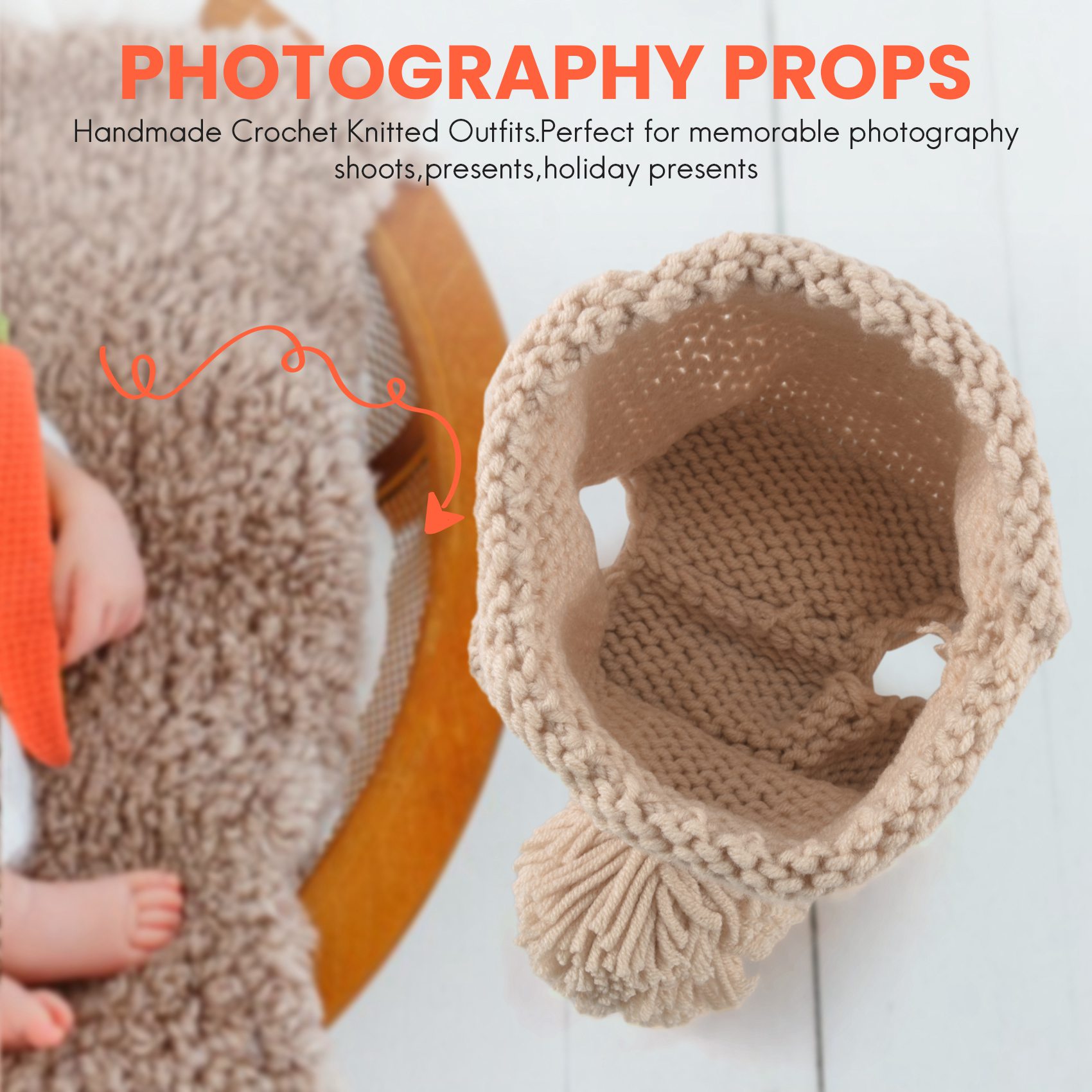 ABJA-Accessori per la fotograf - Infant Photography Props Outfit recensione e prezzo