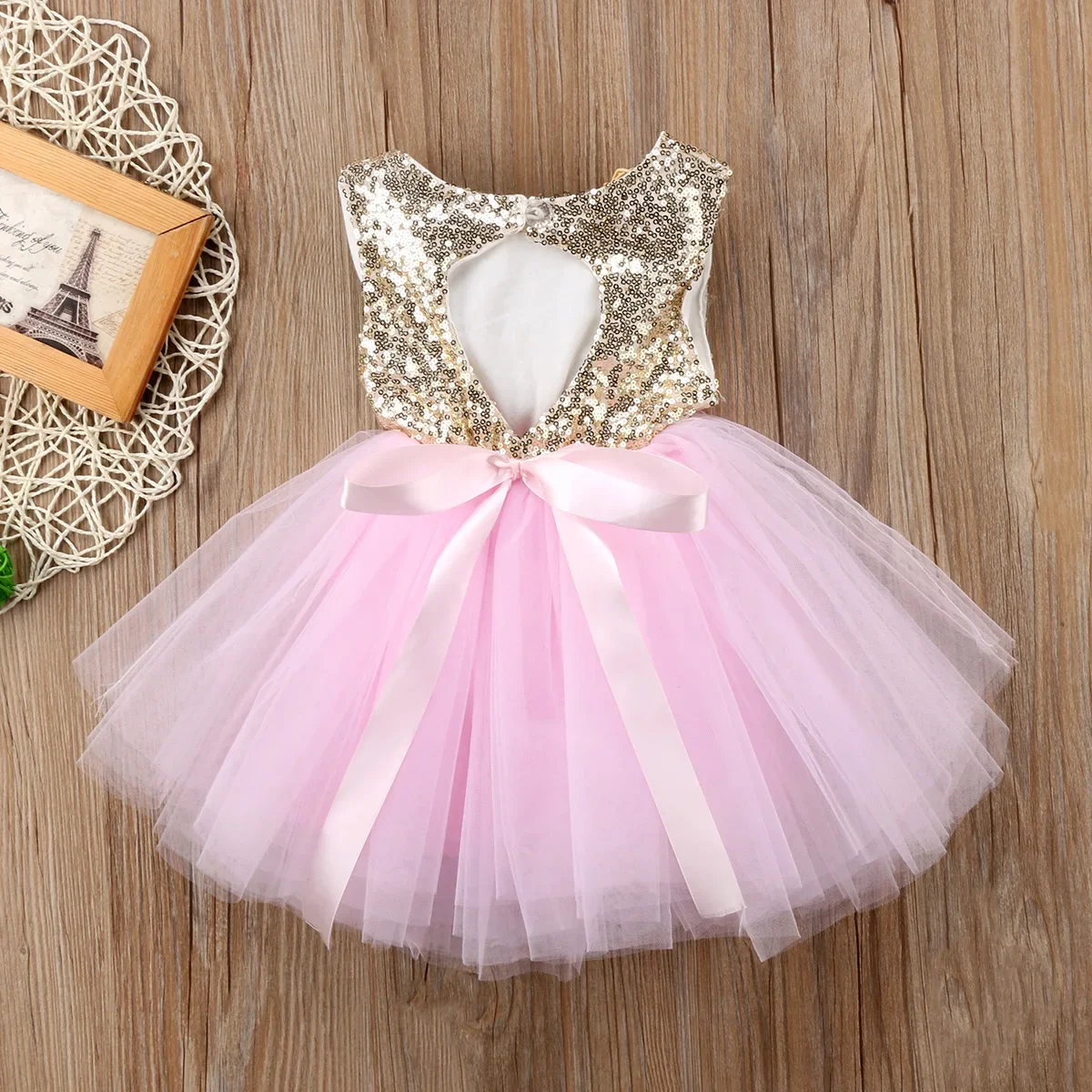 Abito da compleanno per bambin - Toddler Girl Tulle Party Dress recensione e prezzo