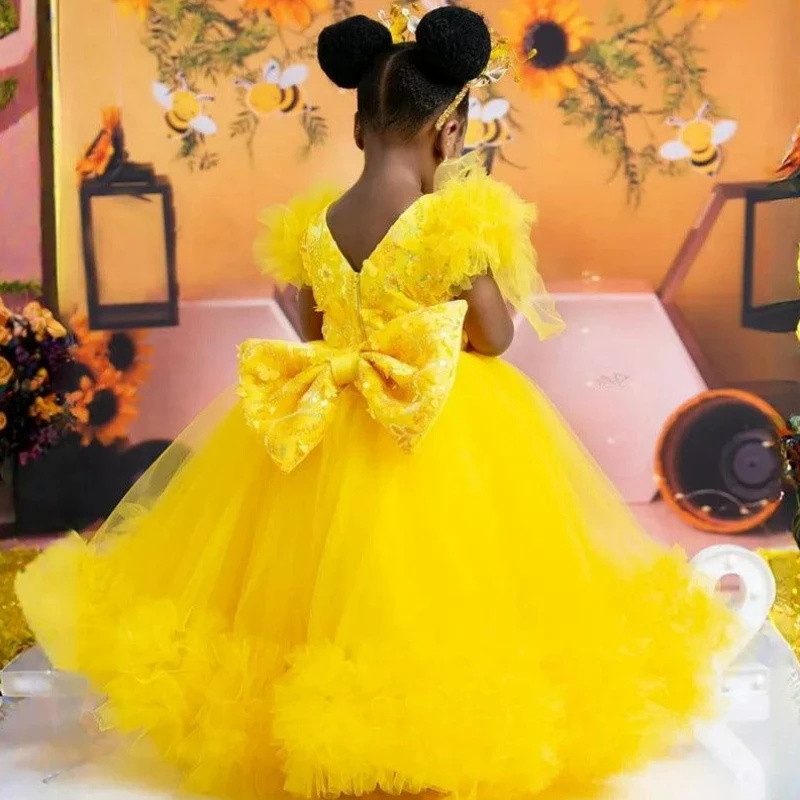 Abiti da ragazza di fiore rosa - Toddler Girl Tulle Party Dress recensione e prezzo