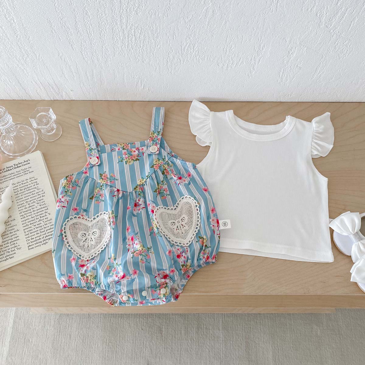 2 pezzi vestiti per neonati ne - Newborn Baby Girl Romper Floral recensione e prezzo