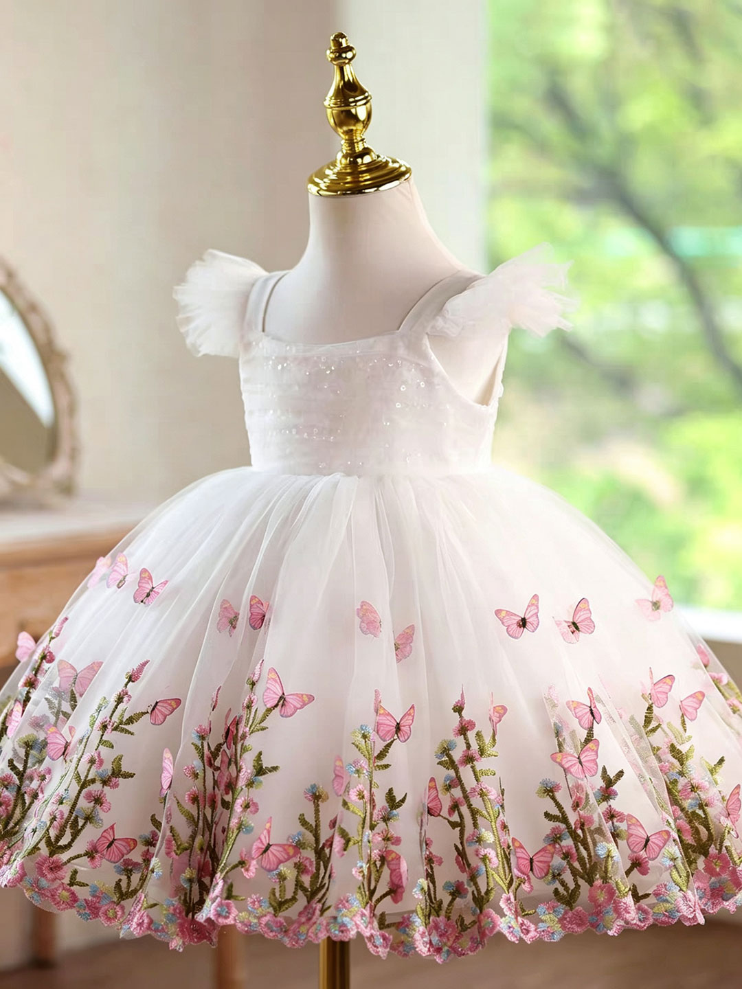 Jill Wish D277 Abito da damige - Toddler Girl Tulle Party Dress recensione e prezzo