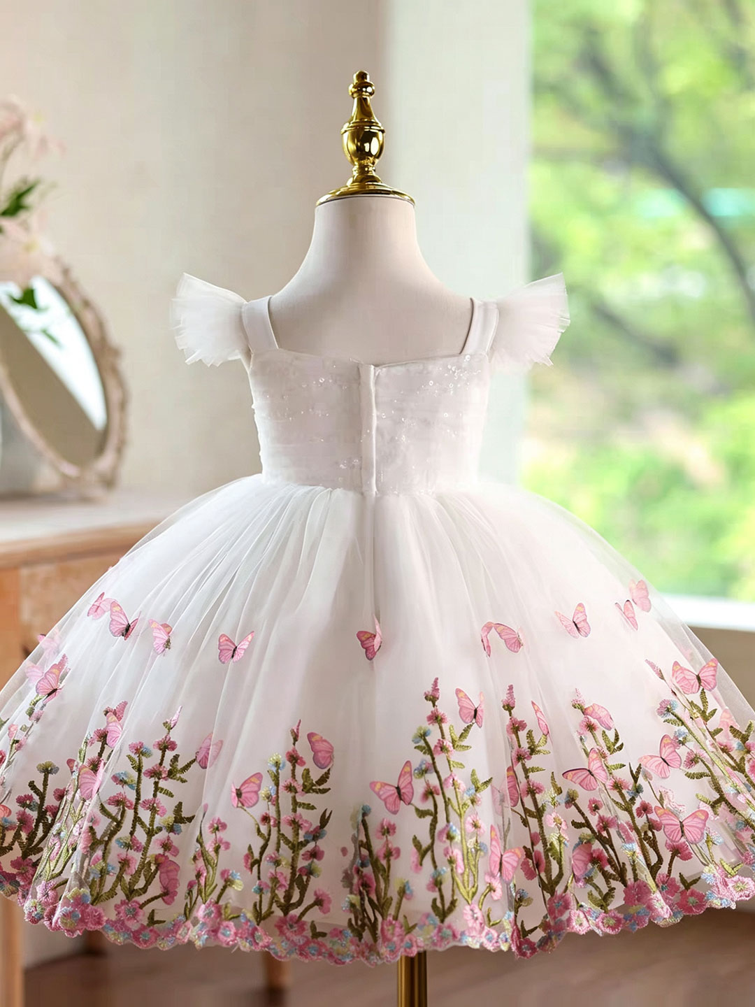 Jill Wish D277 Abito da damige - Toddler Girl Tulle Party Dress recensione e prezzo