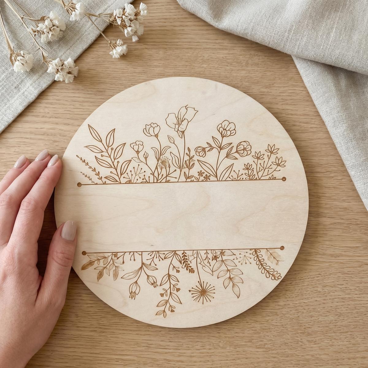 Targa Rotonda in Legno Persona - Nursery recensione e prezzo
