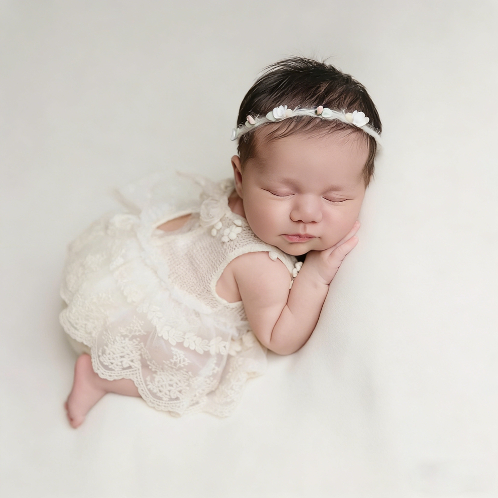 Abiti per Foto Neonati, Access - Newborn Baby Girl Romper Floral recensione e prezzo