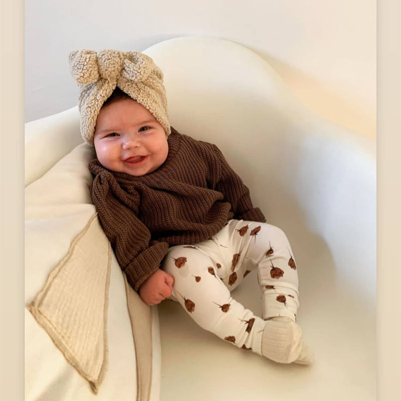 Simpatico neonato con nodo tur - Infant Beanie Hat With Ears recensione e prezzo