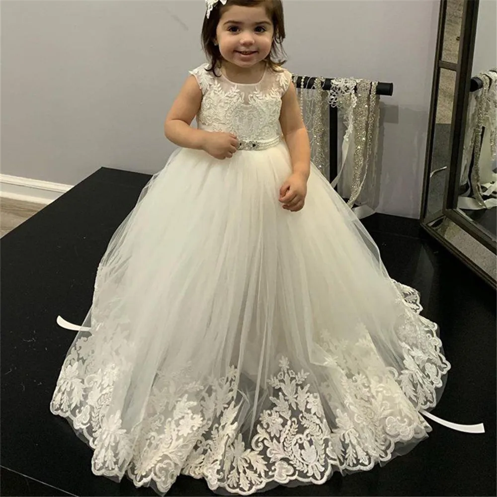 Abiti da damigella d'onore in  - Toddler Girl Tulle Party Dress recensione e prezzo