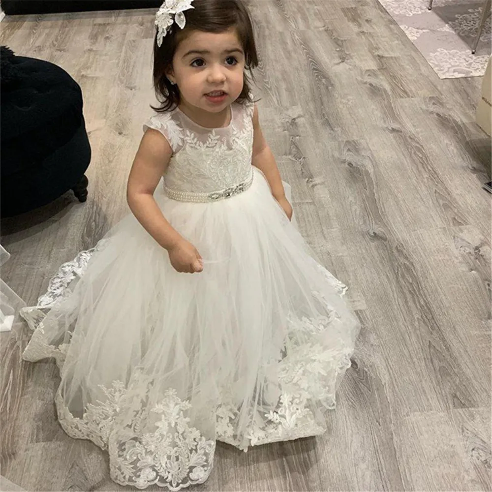 Abiti da damigella d'onore in  - Toddler Girl Tulle Party Dress recensione e prezzo