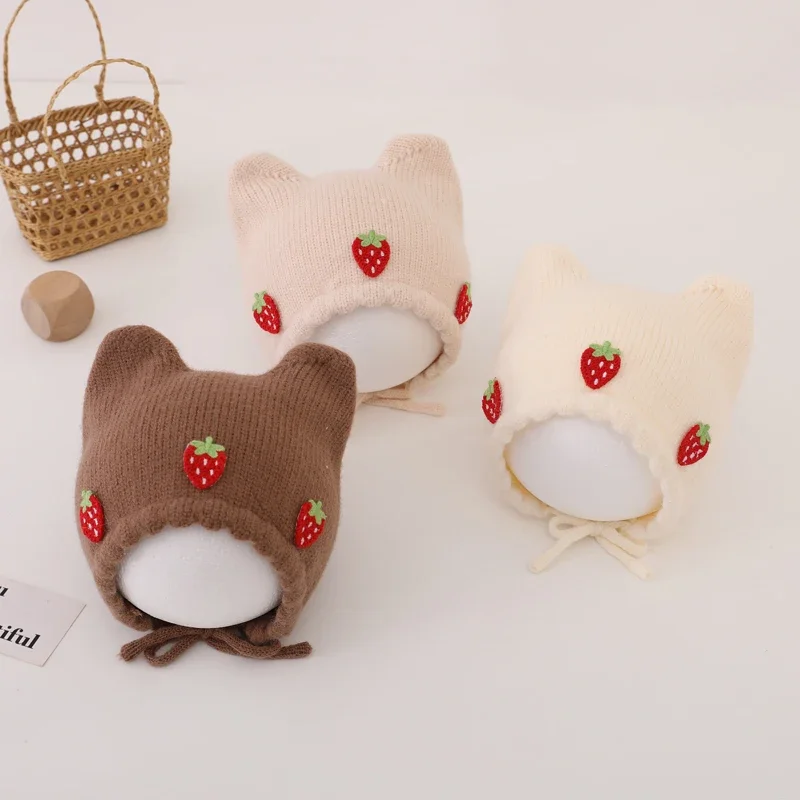 Nuovo autunno inverno neonata  - Infant Beanie Hat With Ears recensione e prezzo
