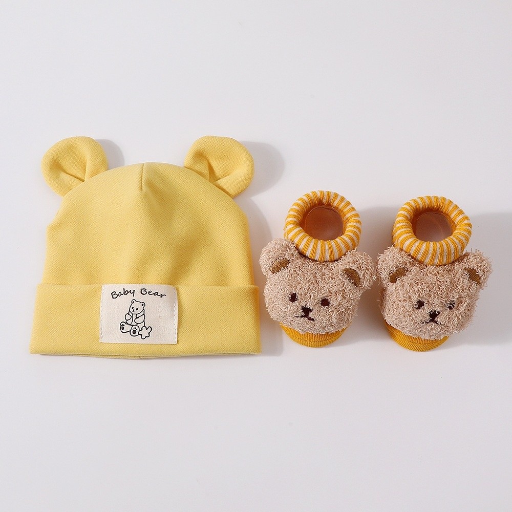 Set 2 Pezzi: Cappellino e Calz - Infant Beanie Hat With Ears recensione e prezzo