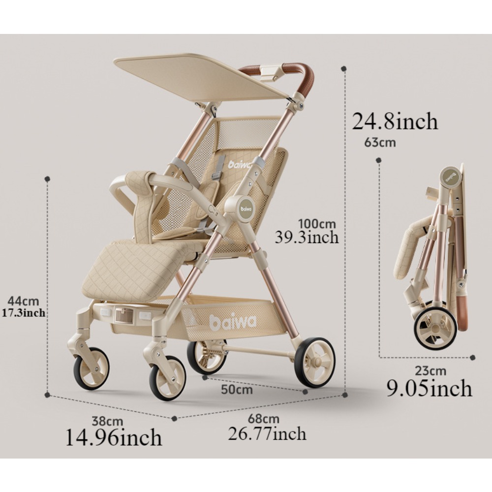 Passeggino Pieghevole da Viagg - Lightweight Foldable Baby Stroller Compact recensione e prezzo