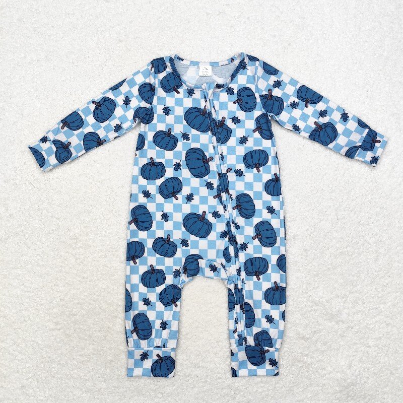 8.21 Bamboo Fly Blue Pumpkin L - Cotton Baby Onesies Zipper recensione e prezzo