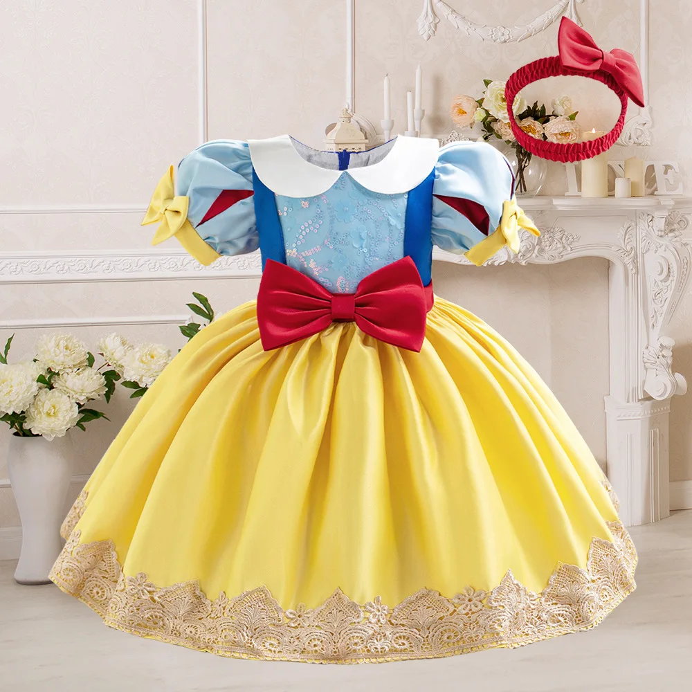 Vestito da festa Tutu giallo p - Toddler Girl Tulle Party Dress recensione e prezzo