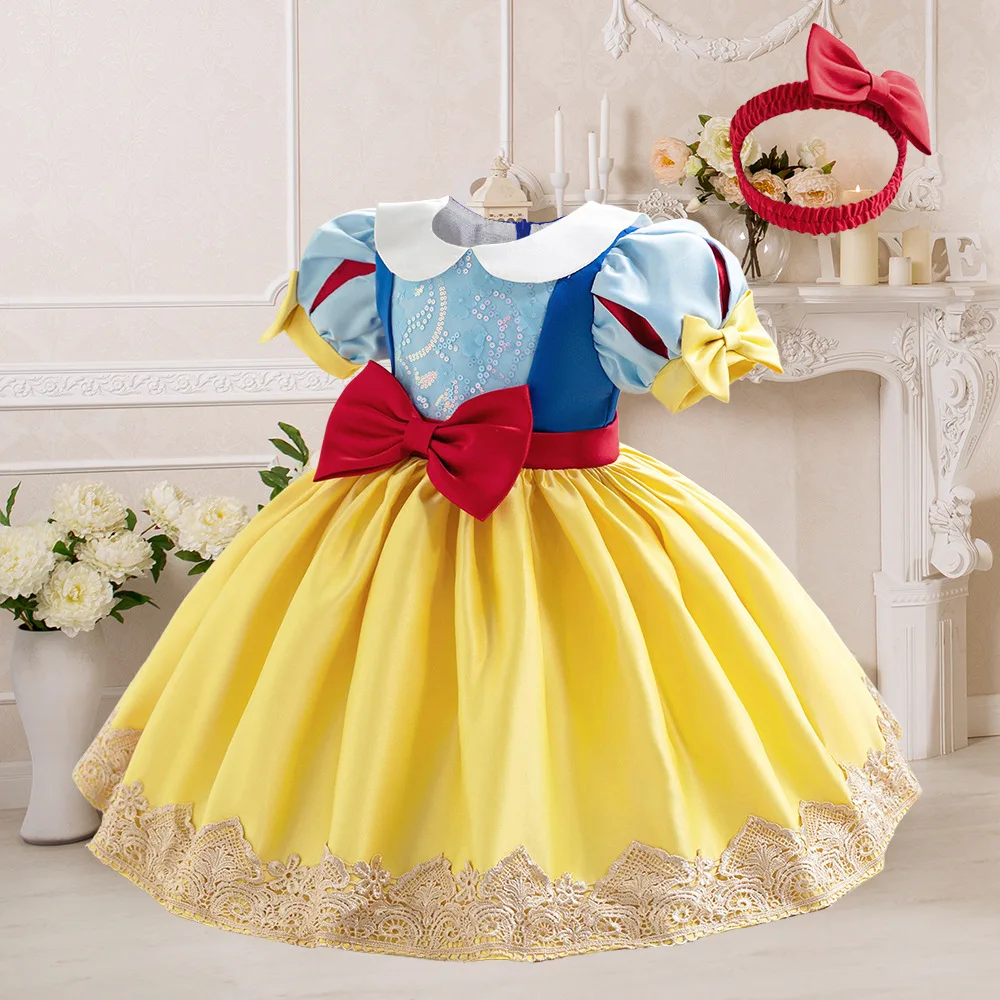Vestito da festa Tutu giallo p - Toddler Girl Tulle Party Dress recensione e prezzo