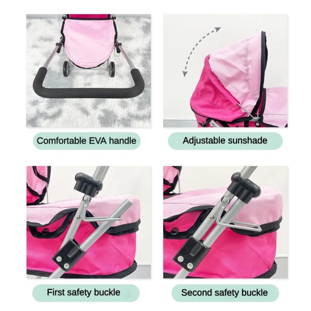 Passeggino per bambole per bam - Lightweight Foldable Baby Stroller Compact recensione e prezzo