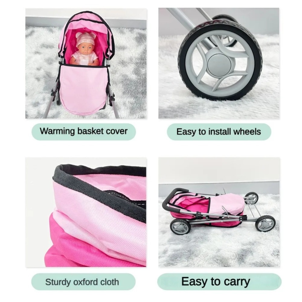 Passeggino per bambole per bam - Lightweight Foldable Baby Stroller Compact recensione e prezzo